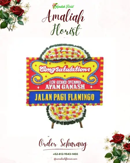 Sewa Papan Bunga Weda
